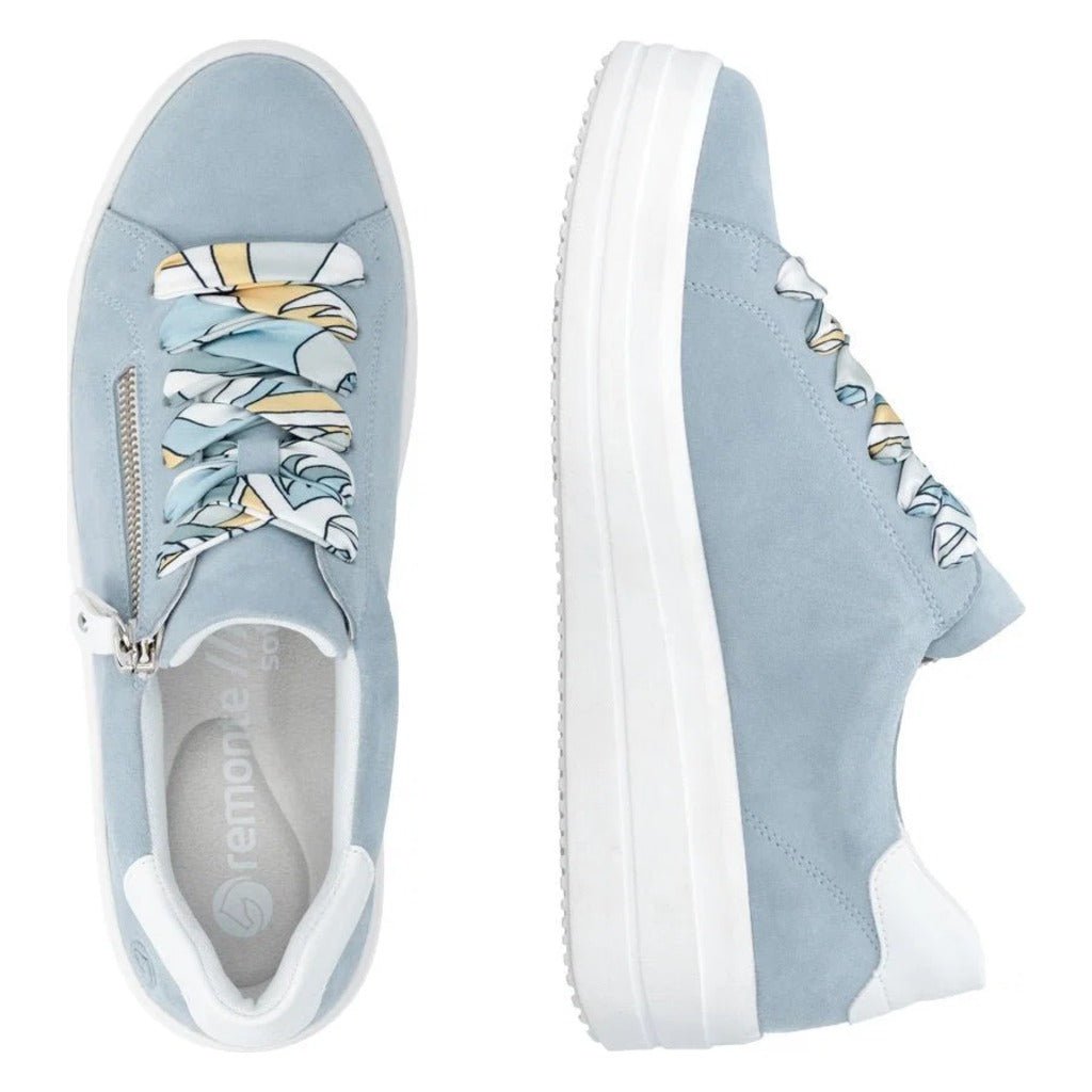Remonte, D1C06, Women's, Sneaker, Blue, Pair view