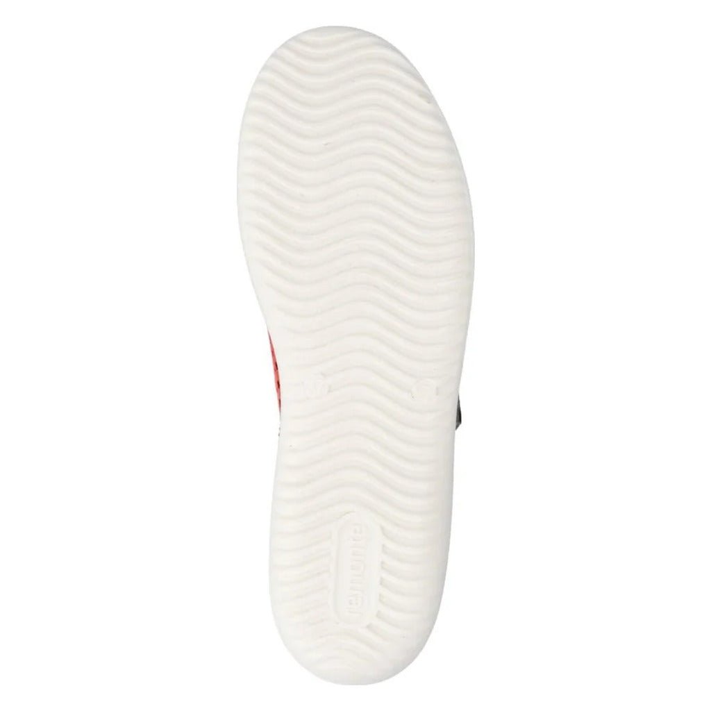 Remonte, D1E08, Women's, Sneaker, Red, Outsole view