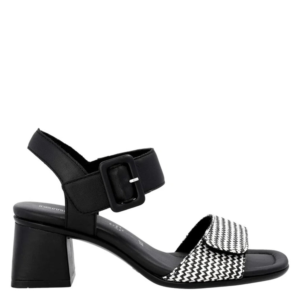 Remonte, D1K51, Women's, Sandal, Black, Side view