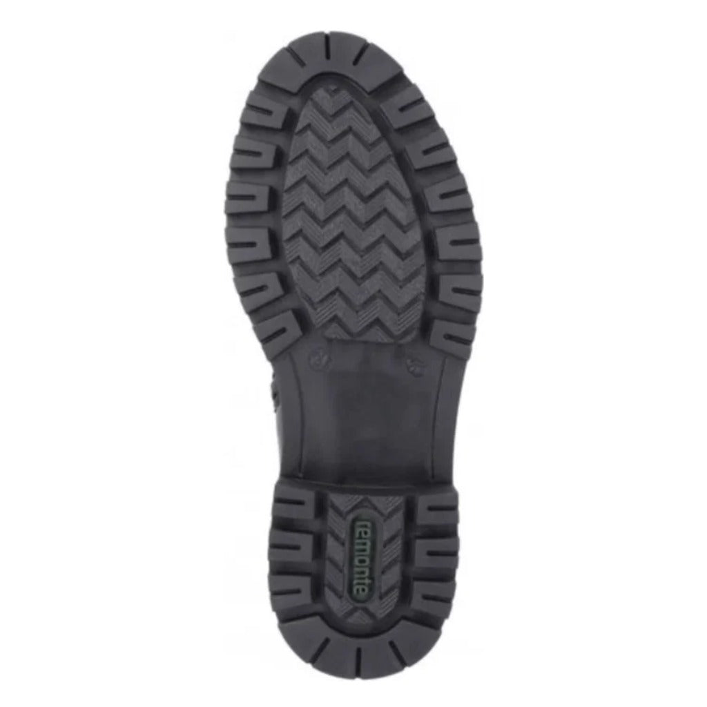 Remonte, D2282, Women's, Boot, Black, Outsole view