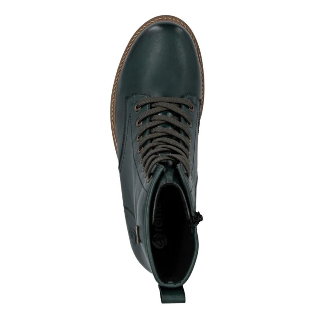 Remonte, D3C70, Women's, Boot, Olive, Top view