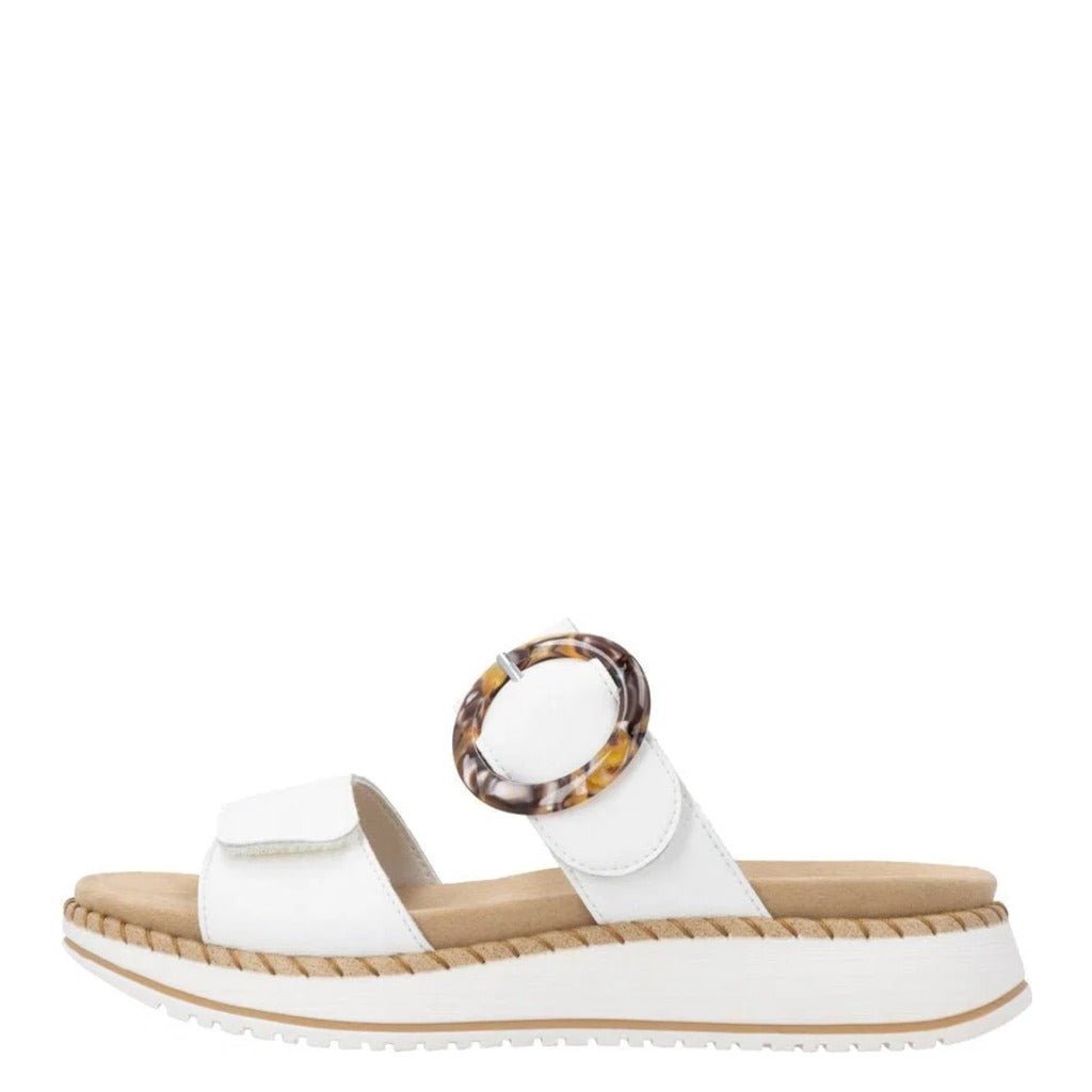 Remonte, D3J51, Women's, Sandal, Off-White, Side view
