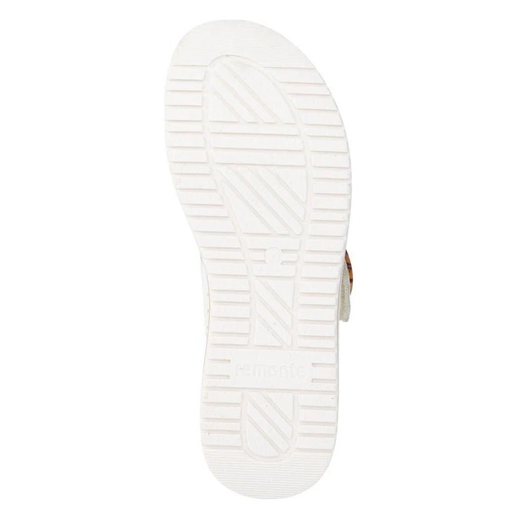 Remonte, D3J51, Women's, Sandal, Off-White, Outsole view