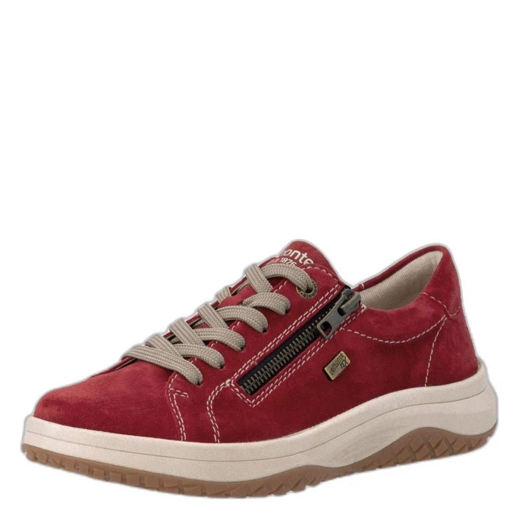 Remonte, D3Q00, Women's, Sneaker, Red, Angled view