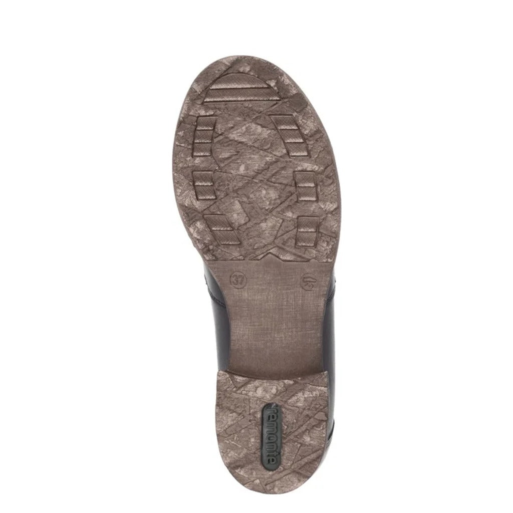 Remonte, D4380, Women's, Boot, Black, Outsole view