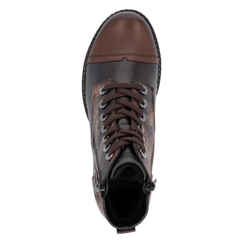 Remonte, D4382, Women's, Boot, Chestnut, Top view