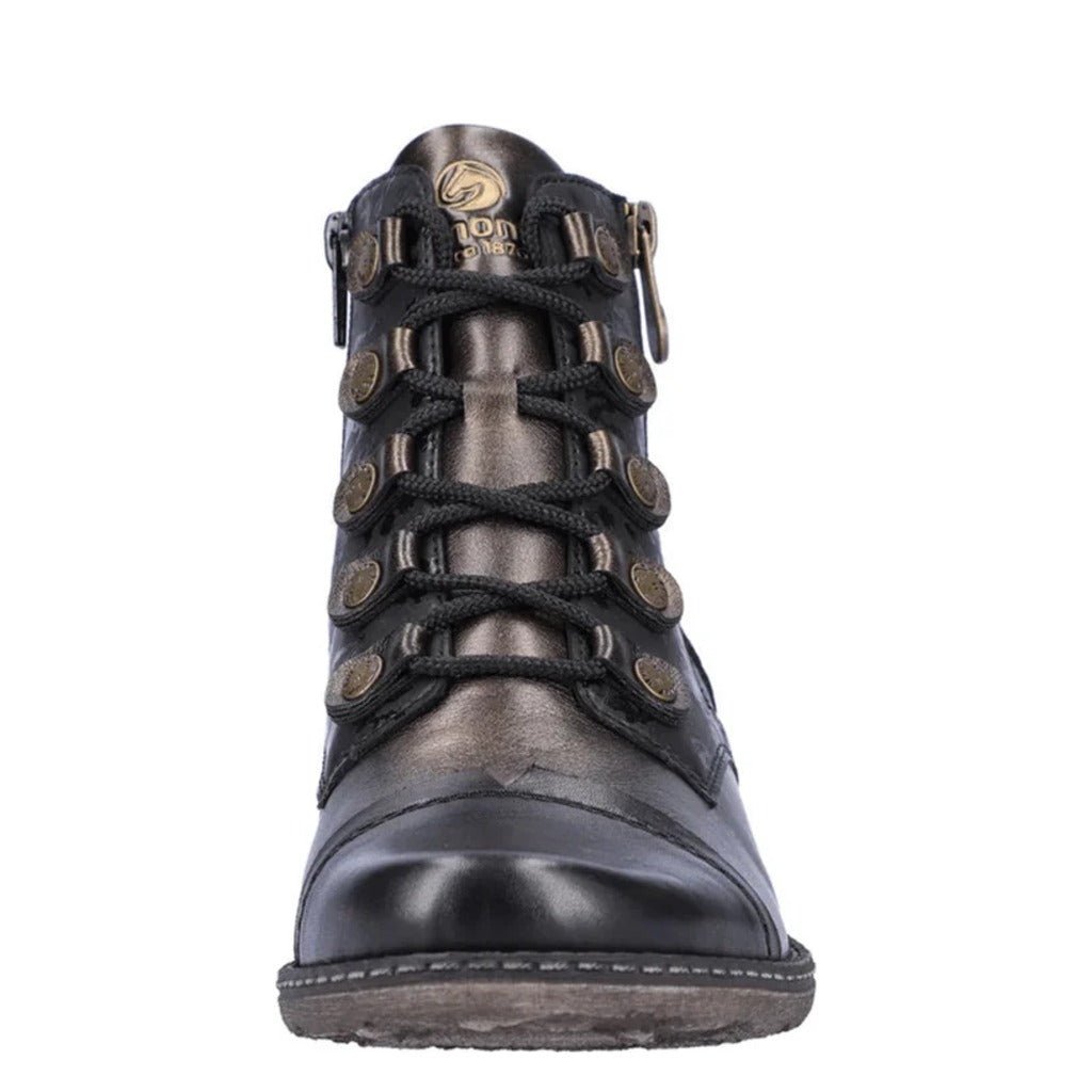 Remonte, D4391, Women's, Boot, Black, Angled view