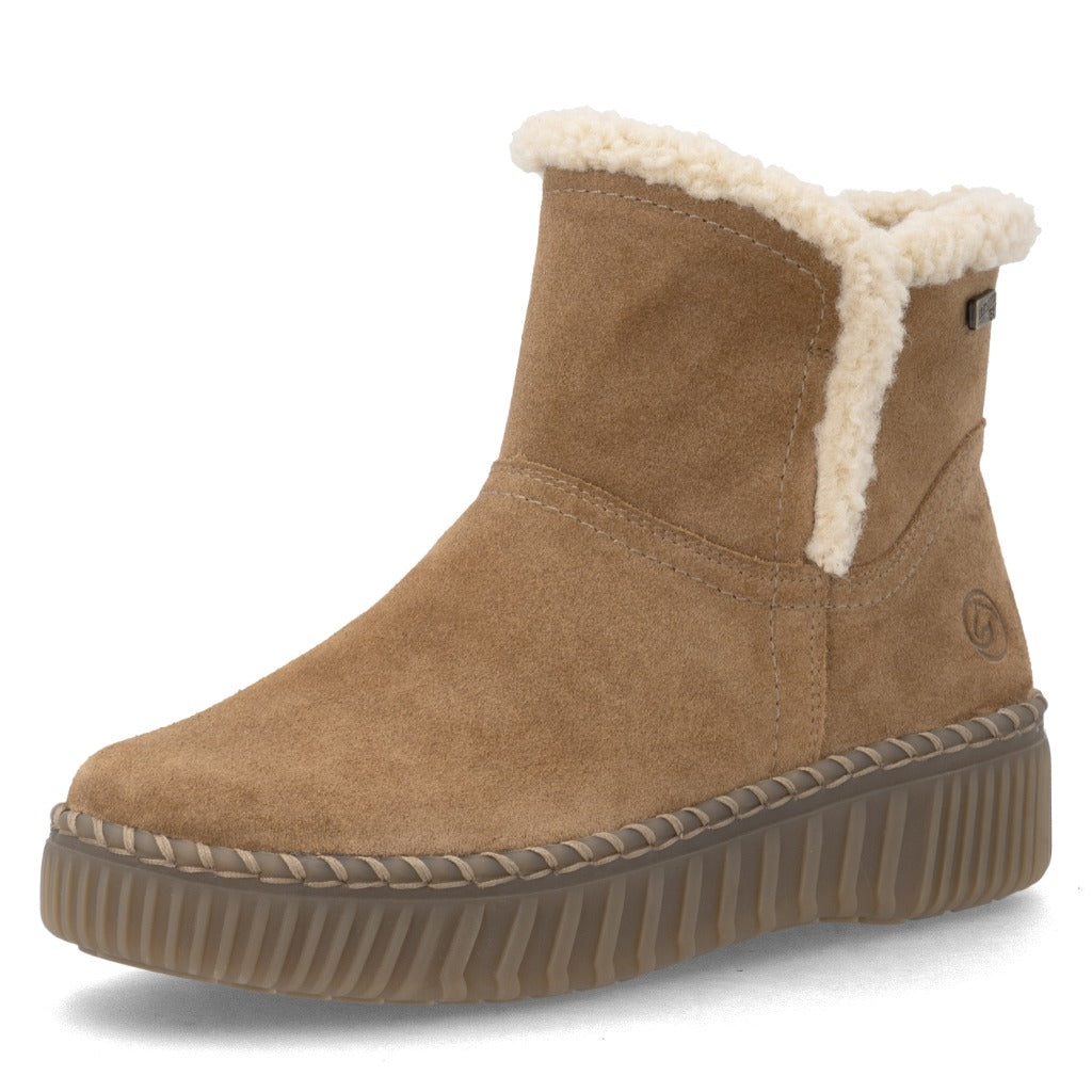 Remonte, D4A73, Women's, Boot, Brown, Angled view