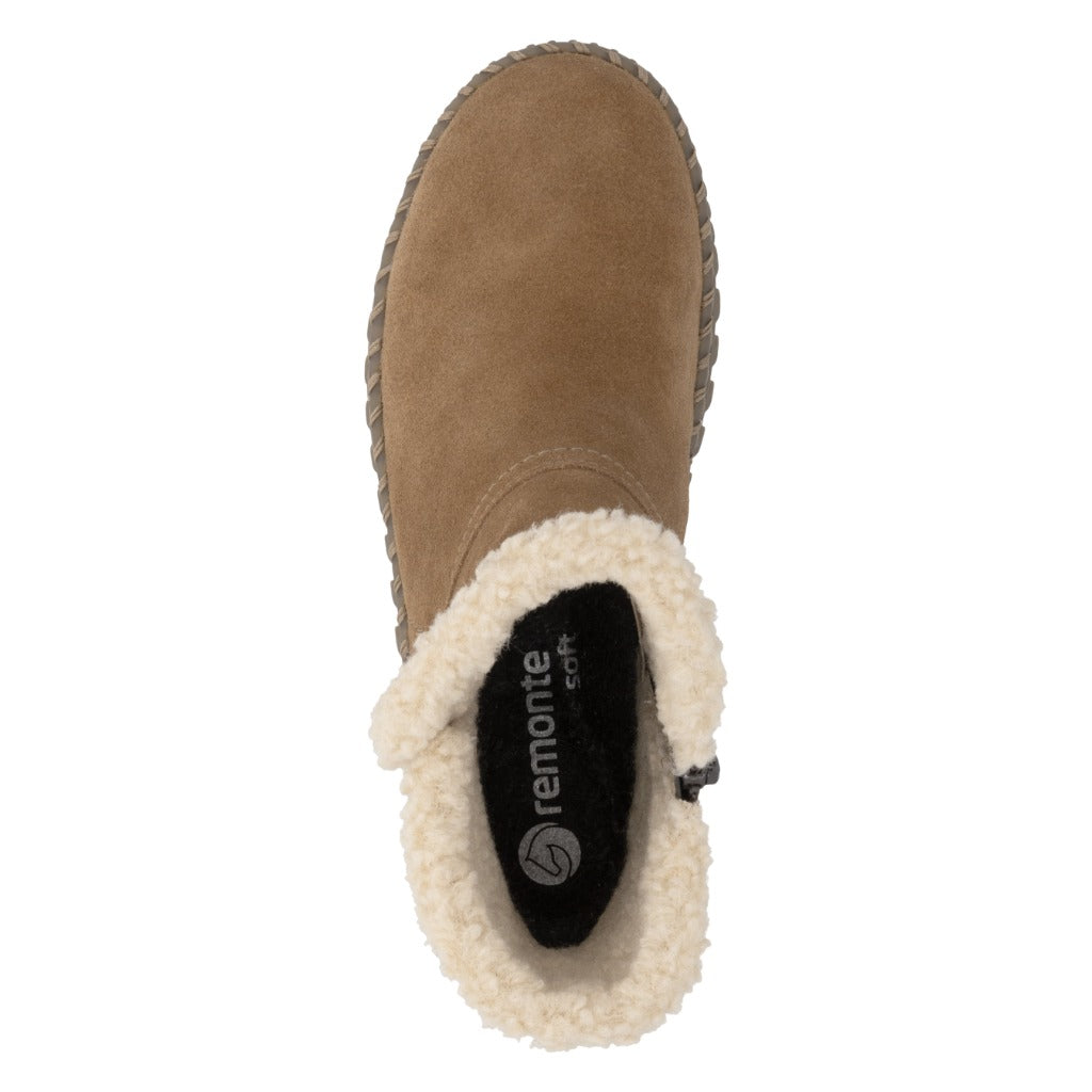 Remonte, D4A73, Women's, Boot, Brown, Top view