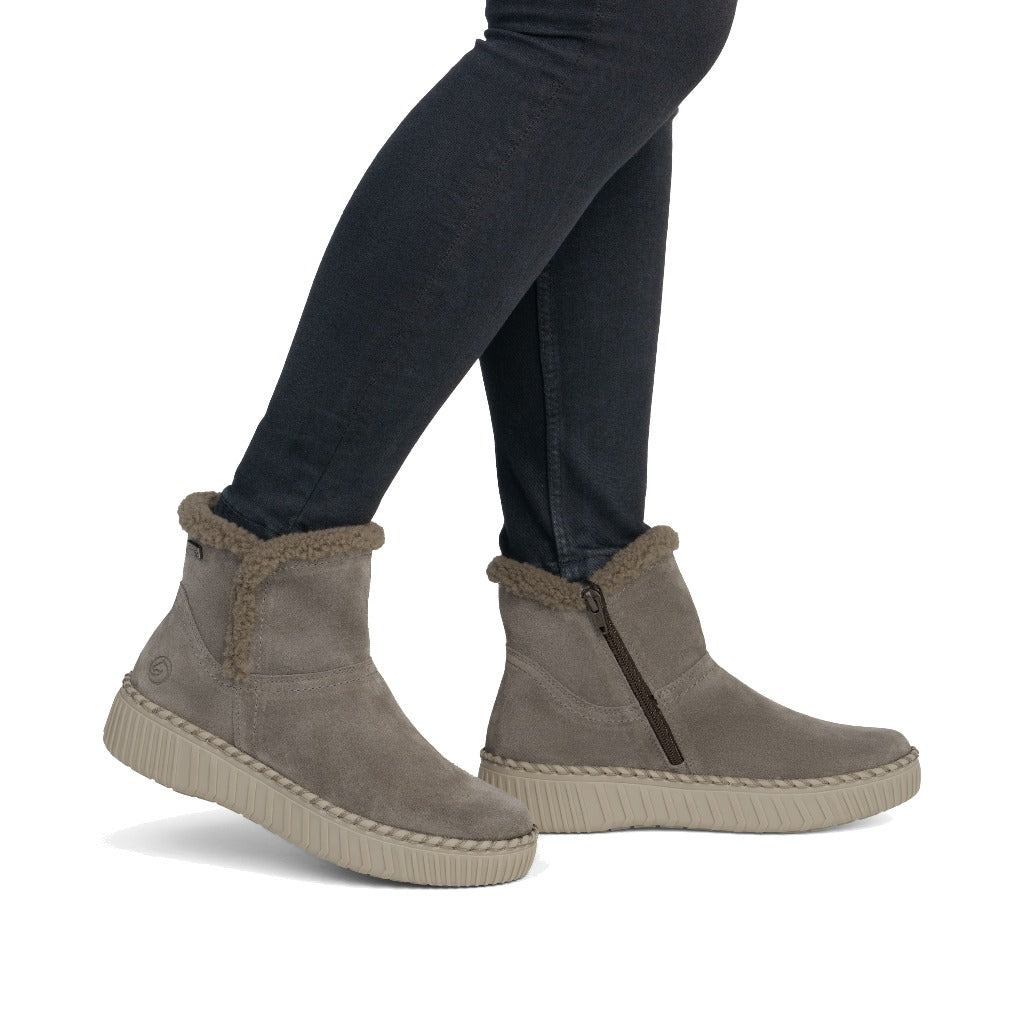 Remonte, D4A73, Women's, Boot, Grey, Lifestyle image