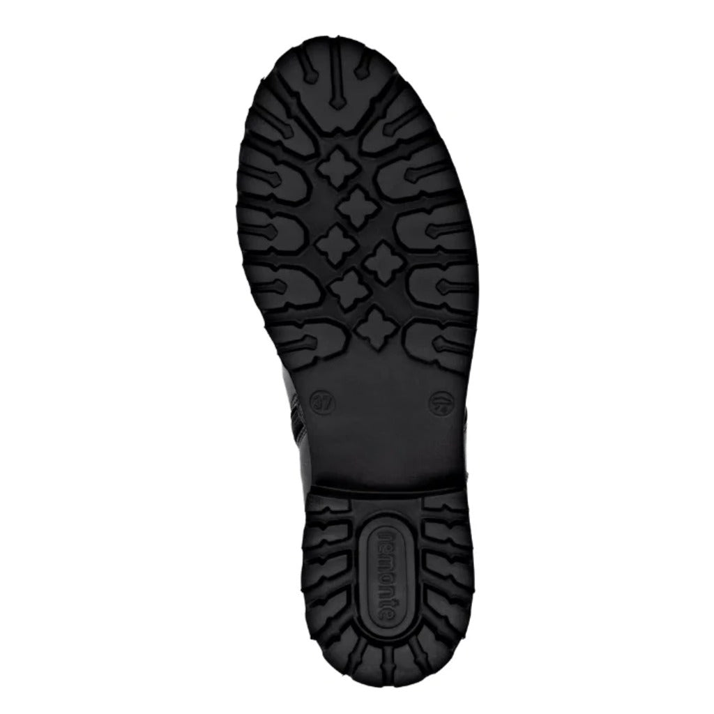 Remonte, D8658, Women's, Boot, Black, Outsole view