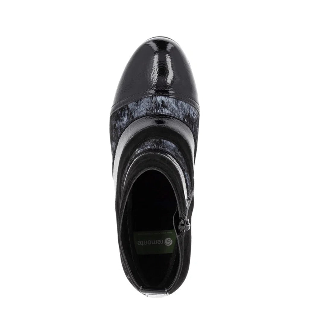 Remonte, D8798, Women's, Boot, Black, Top view
