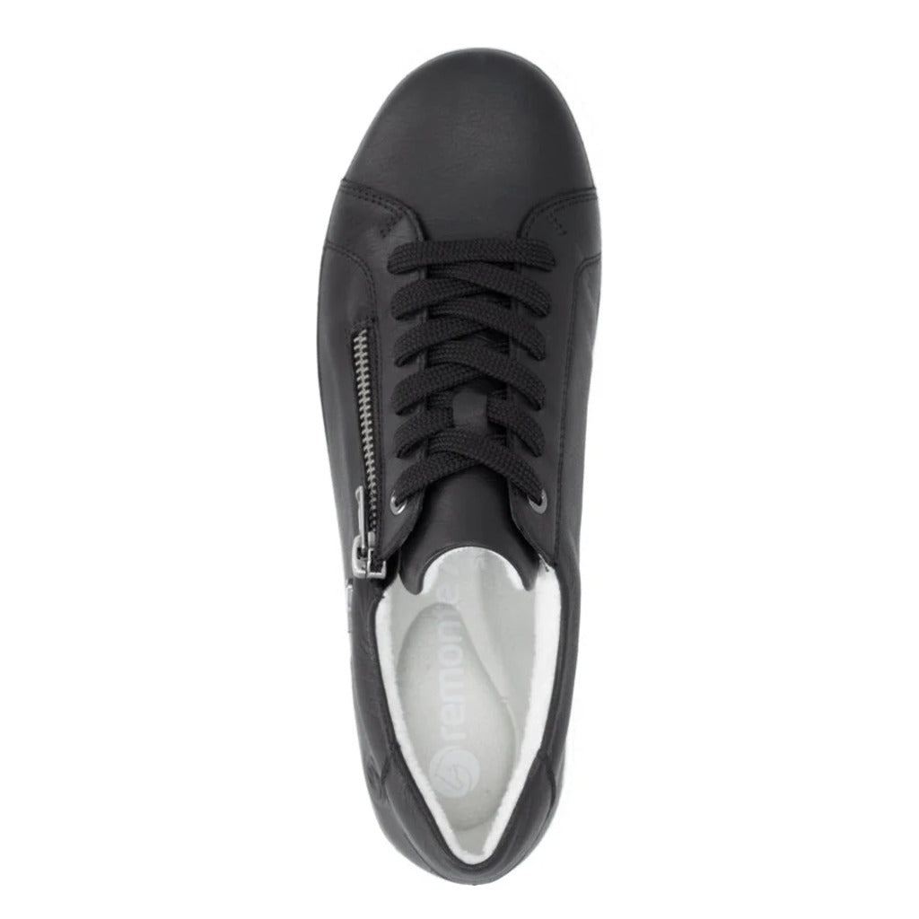 Remonte, Maditta, Women's, Sneaker, Black, Angled view