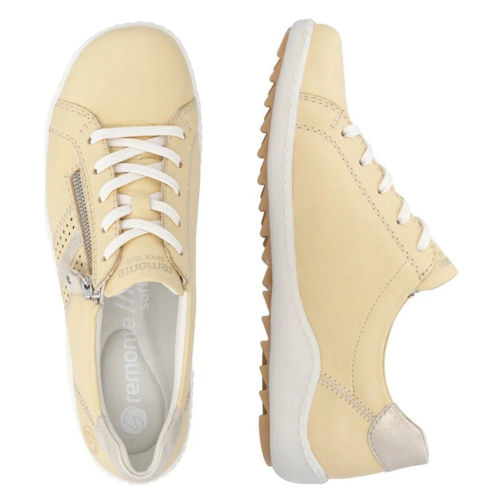 Remonte, R1432, Women's, Sneaker, Yellow, Pair view