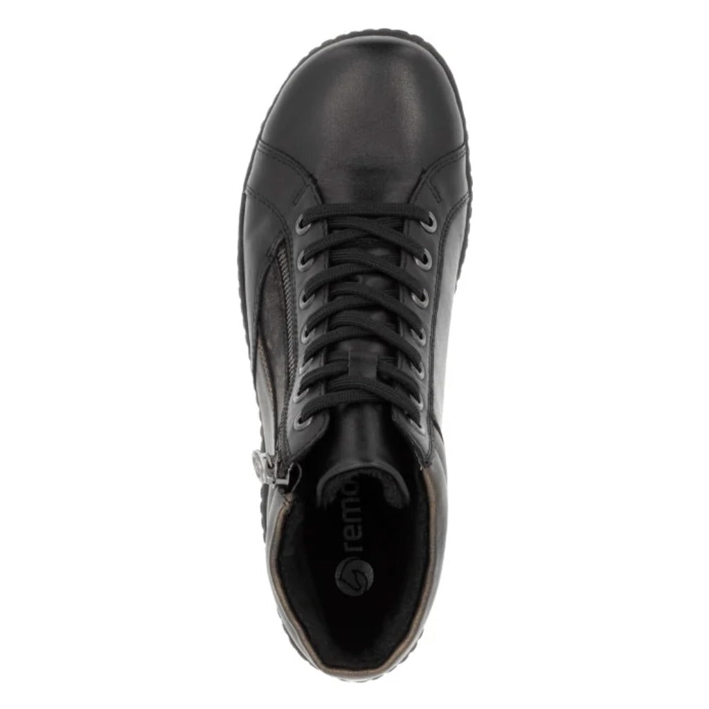 Remonte, R1458, Women's, Boot, Black, Angled view