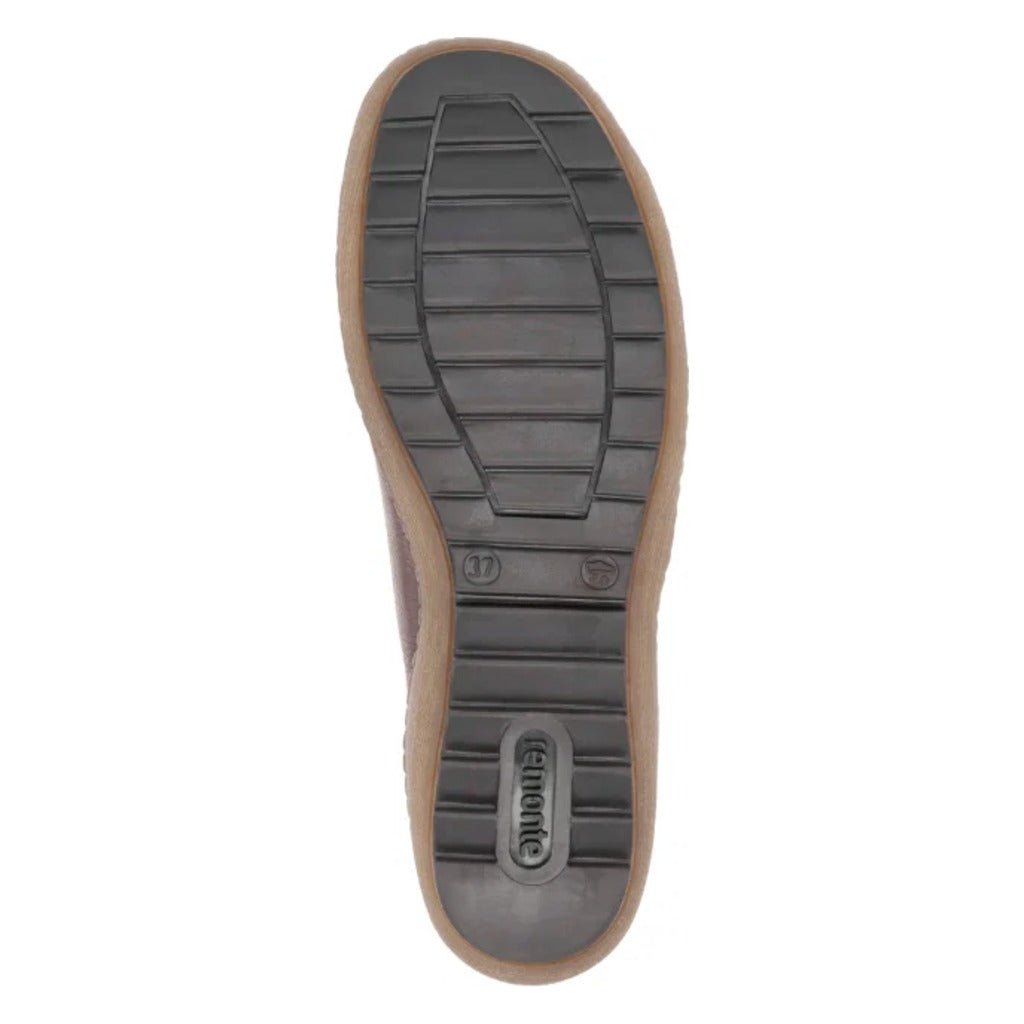 Remonte, R1458, Women's, Boot, Wine, Outsole view