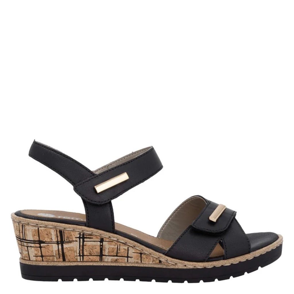 Remonte, R6266, Women's, Sandal, Black, Side view