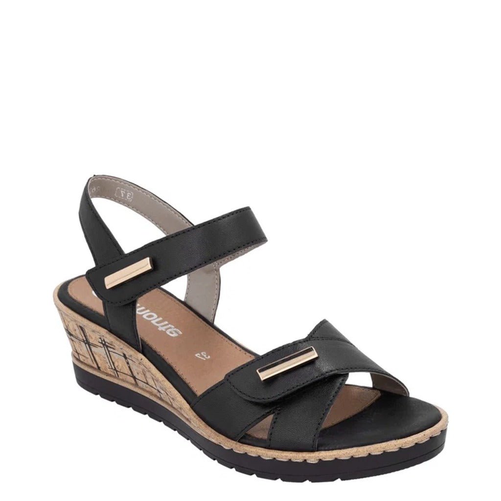 Remonte, R6266, Women's, Sandal, Black, Angled view