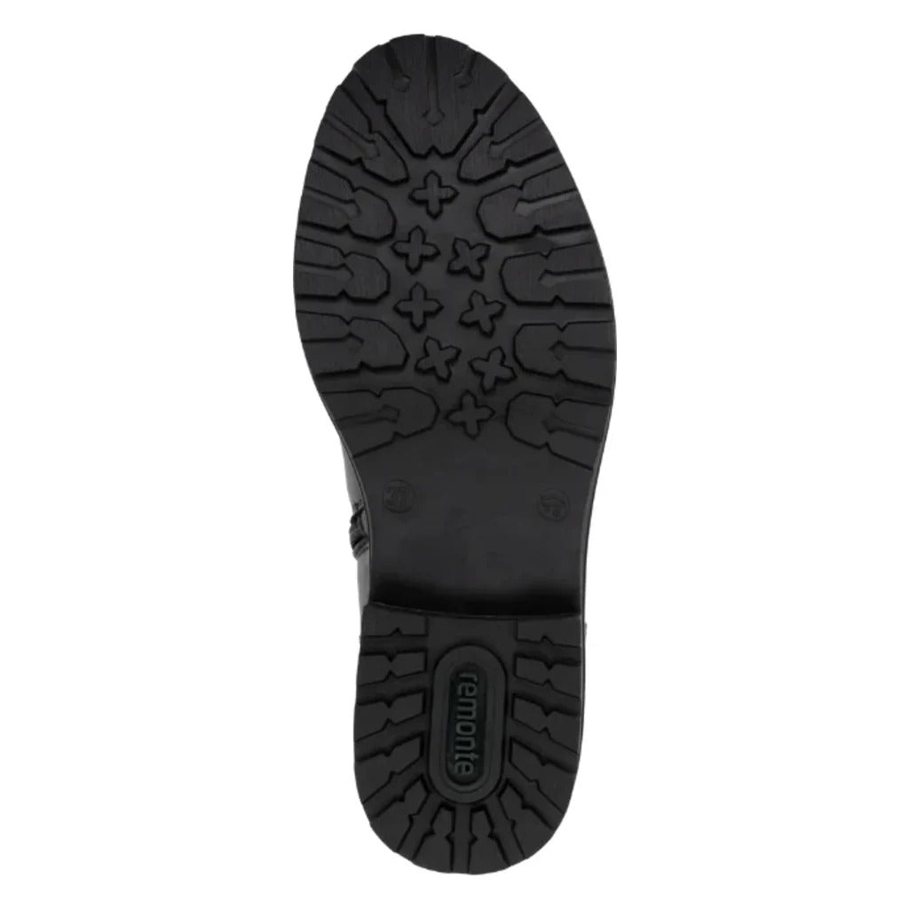 Remonte, R6581-02, Women's, Boot, Black, Outsole view