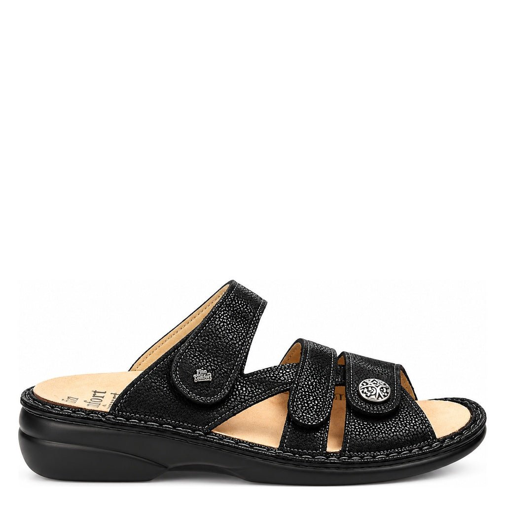 Finn Comfort, Ventura Soft, Women's, Sandal, Black, Angled view