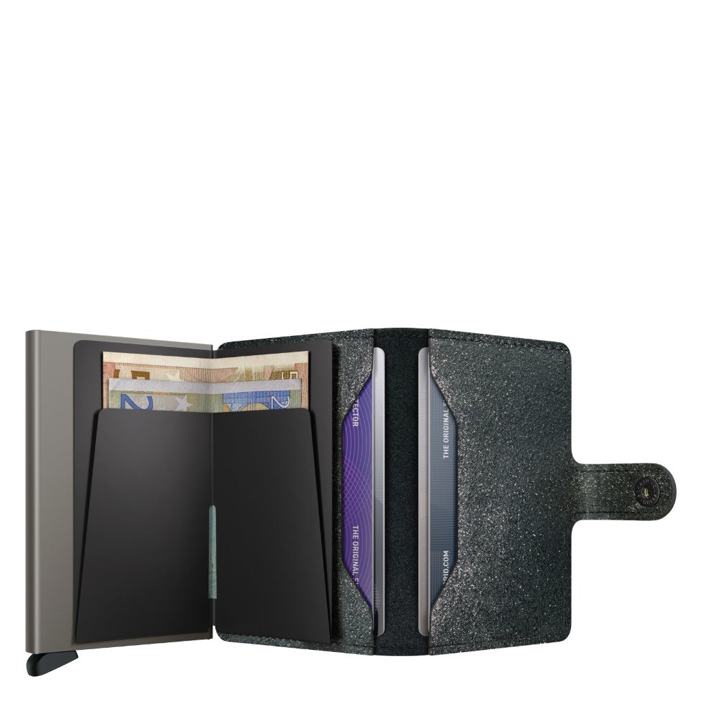 Secrid, Miniwallet Stars, Wallet, Black, Open view