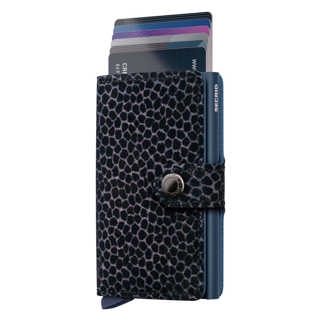 Secrid Miniwallet Giraffina - Blue - Shoetopia Footwear