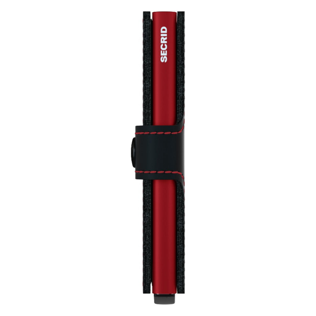Secrid Miniwallet Matte - Black/Red - Shoetopia Footwear