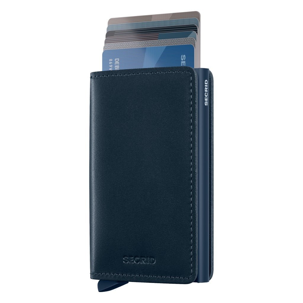 Secrid Slimwallet Original - Navy - Shoetopia Footwear