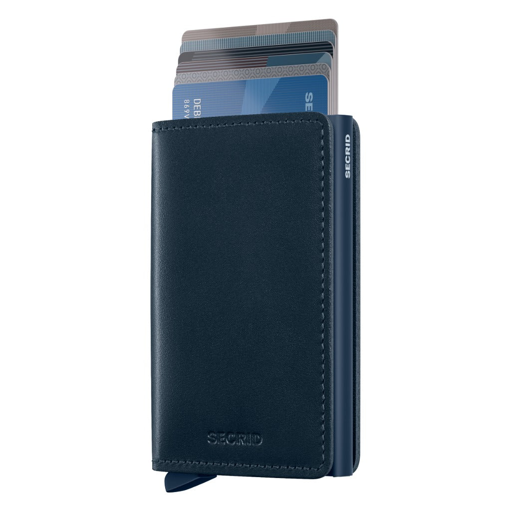 Secrid, Slimwallet Original, Wallet, Navy, Cards view