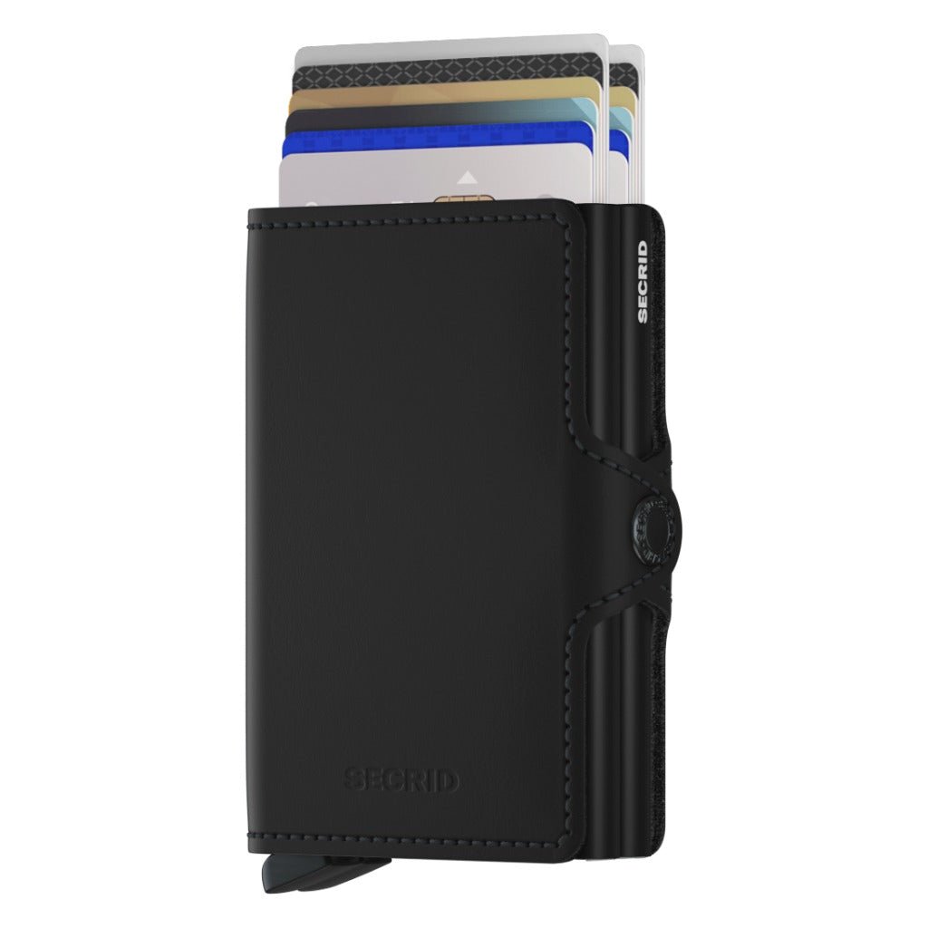 Secrid Twinwallet Matte - Black - Shoetopia Footwear