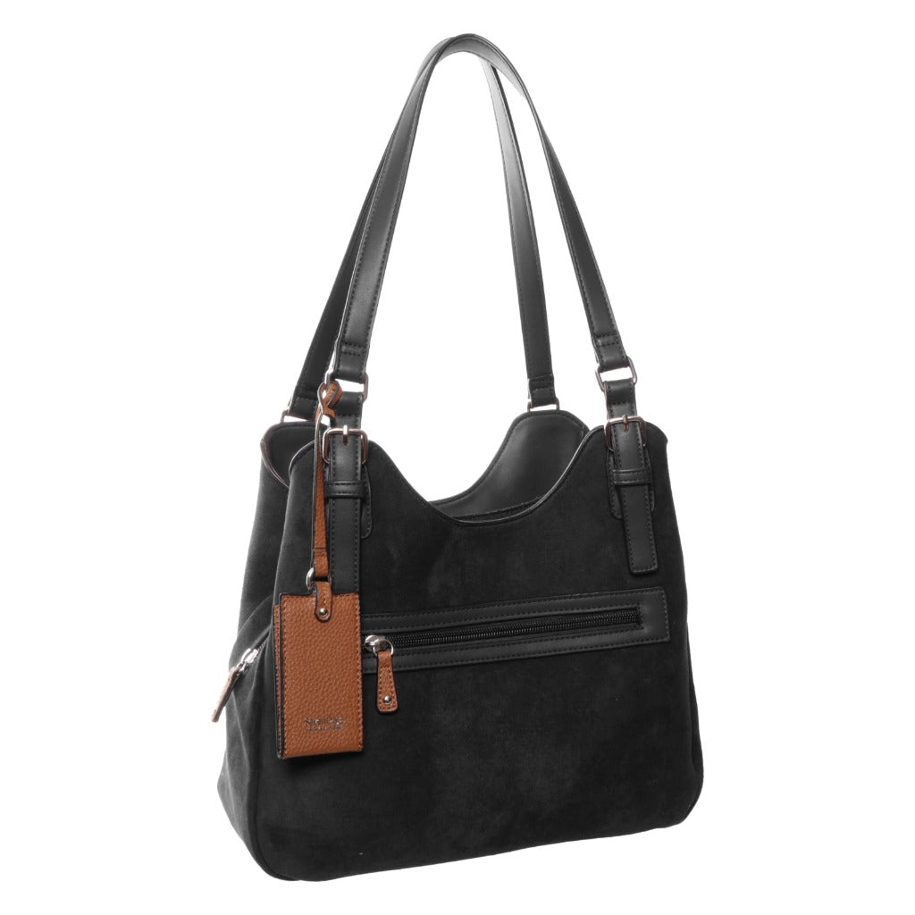 Seven Days R18701 Shoulder Bag - Black - Shoetopia Footwear