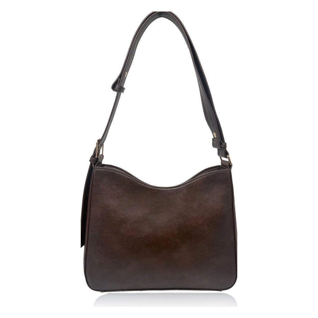 Espe Sutton Crossbody - Brown - Shoetopia Footwear
