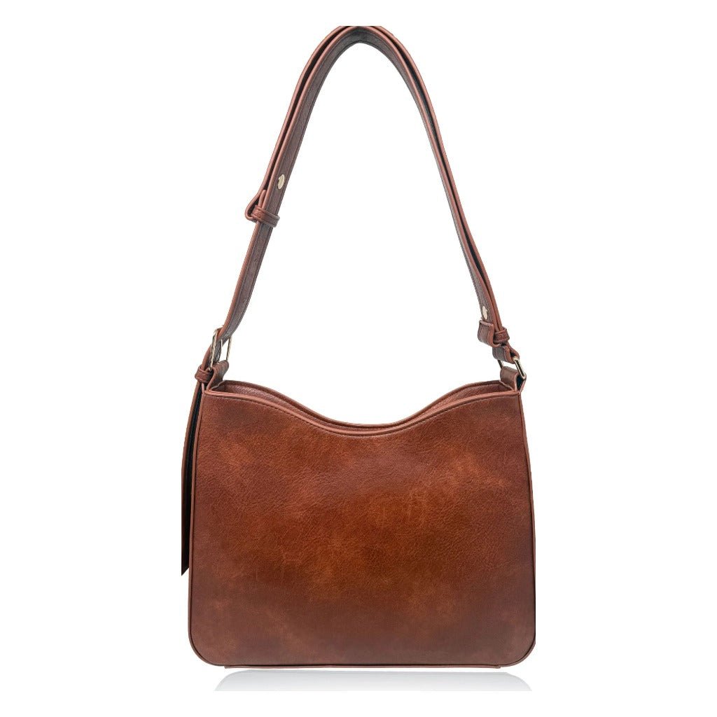 Espe Sutton Crossbody - Tan - Shoetopia Footwear