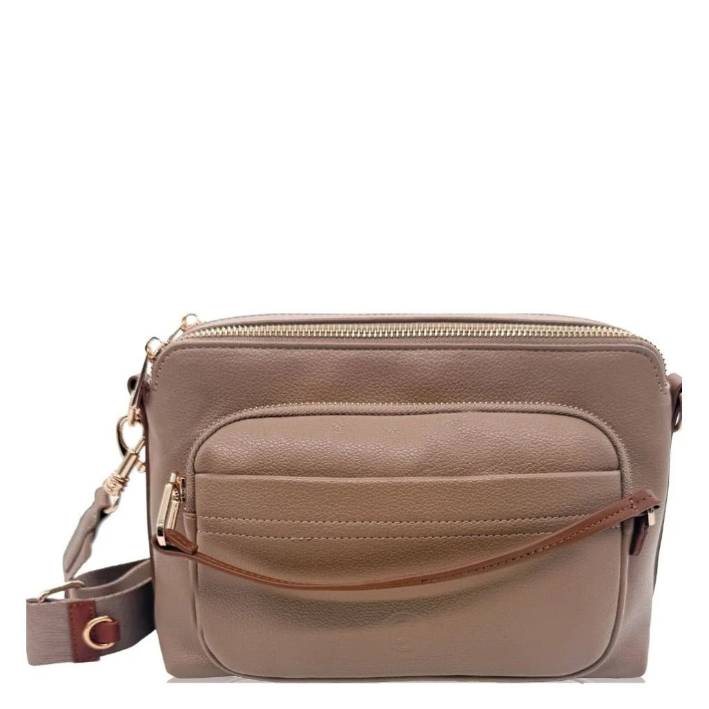 Espe, Lola, Women's, Crossbody Bag, Tan, Front view