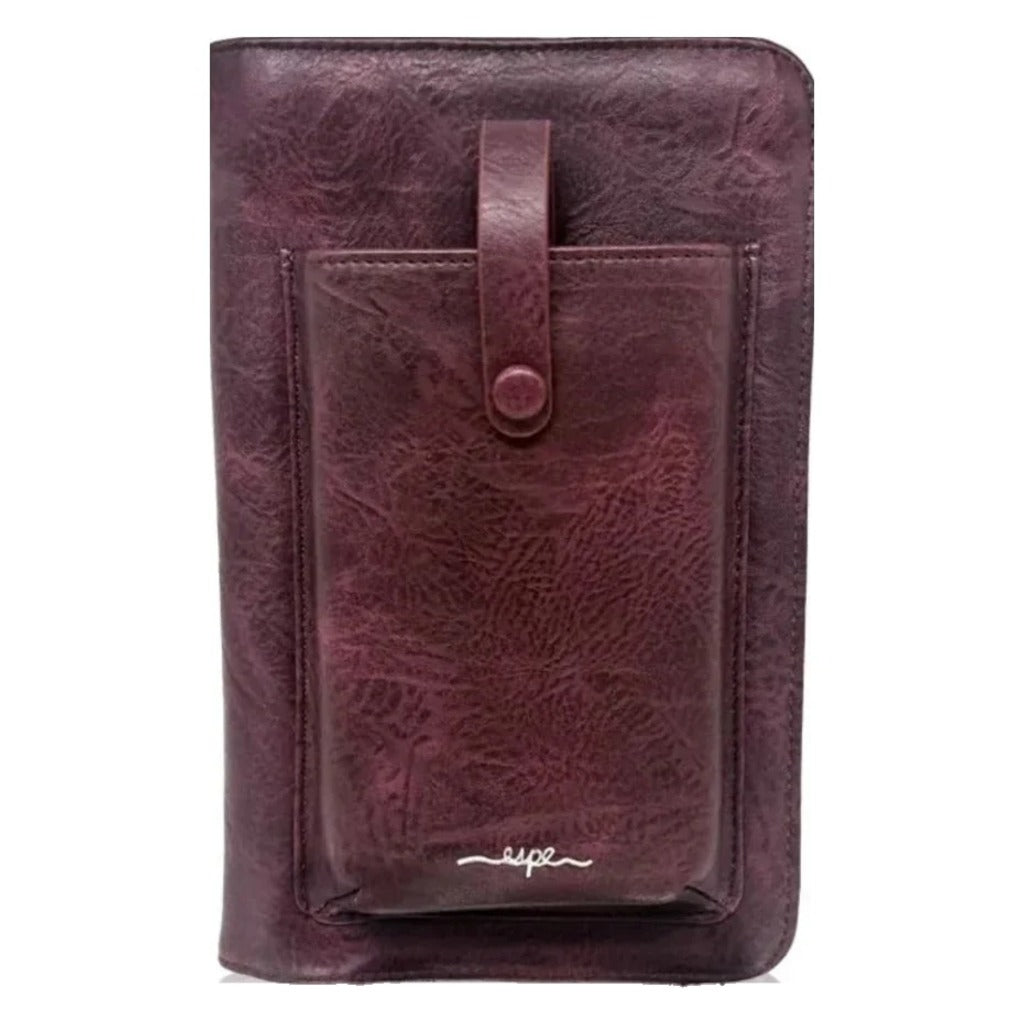 Espe, Pastel iSmart, Women's, Crossbody Wallet, Purple, Front view