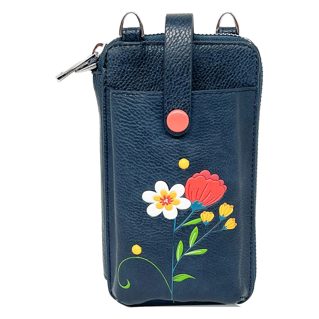 Espe, Jasmine Smartphone, Women's, Smartphone Pouch, Blue, Front view