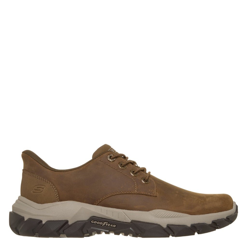 Skechers Slip-ins Santoro Reeve - Desert, Relaxed Fit - Shoetopia Footwear