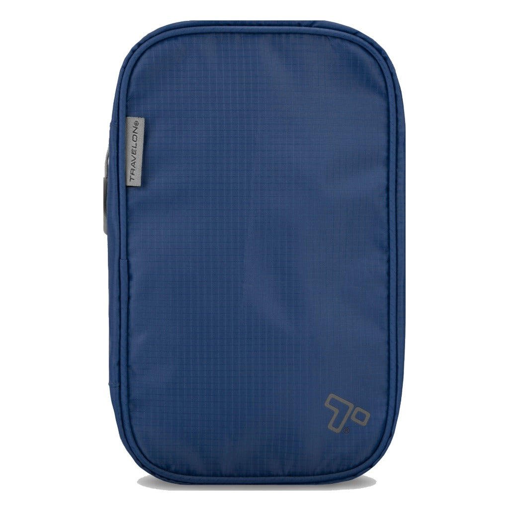 Travelon, Compact Hanging Toiletry Bag, Toiletry Bag, Royal Blue, Front view