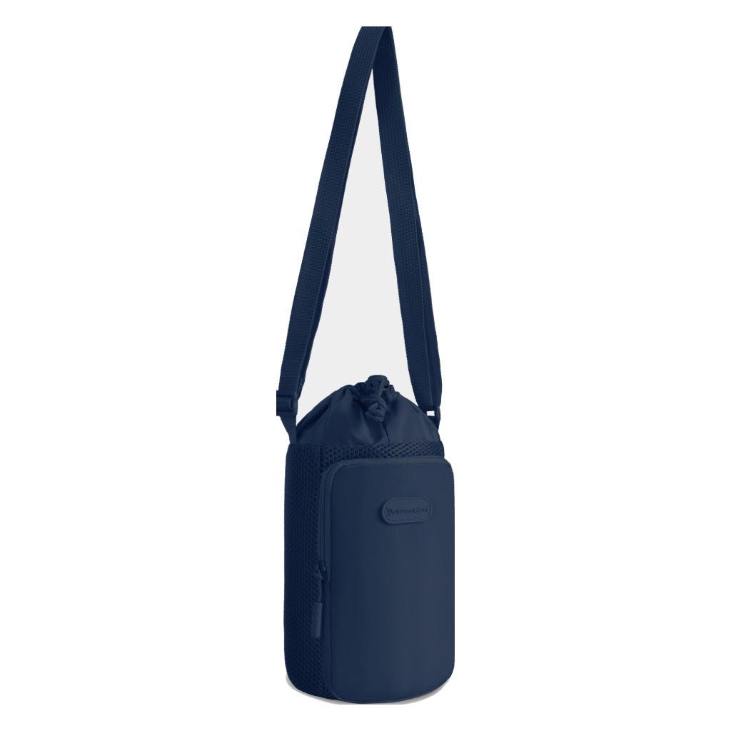 Travelon Insulated Water Bottle Tote - Navy - Shoetopia Footwear