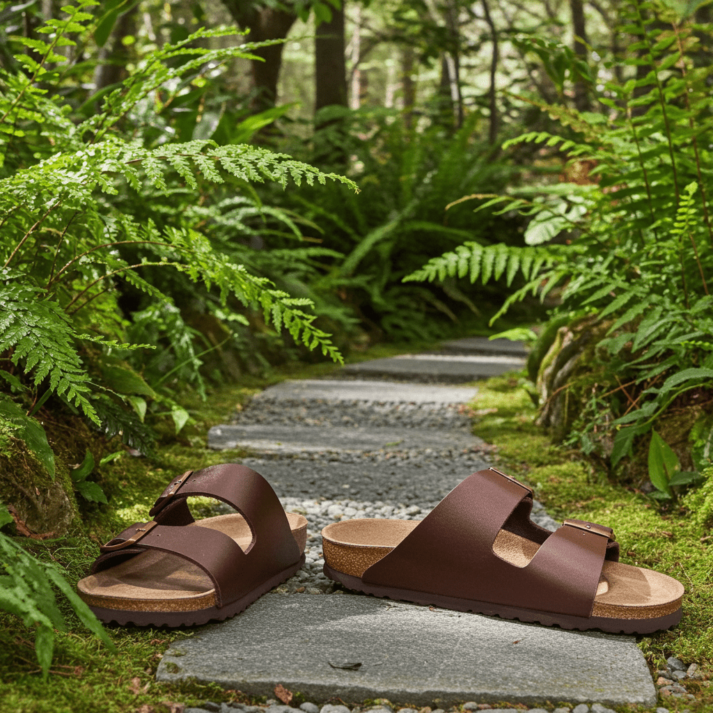 Birkenstock, Arizona, Unisex, Sandal, Brown, Lifestyle image