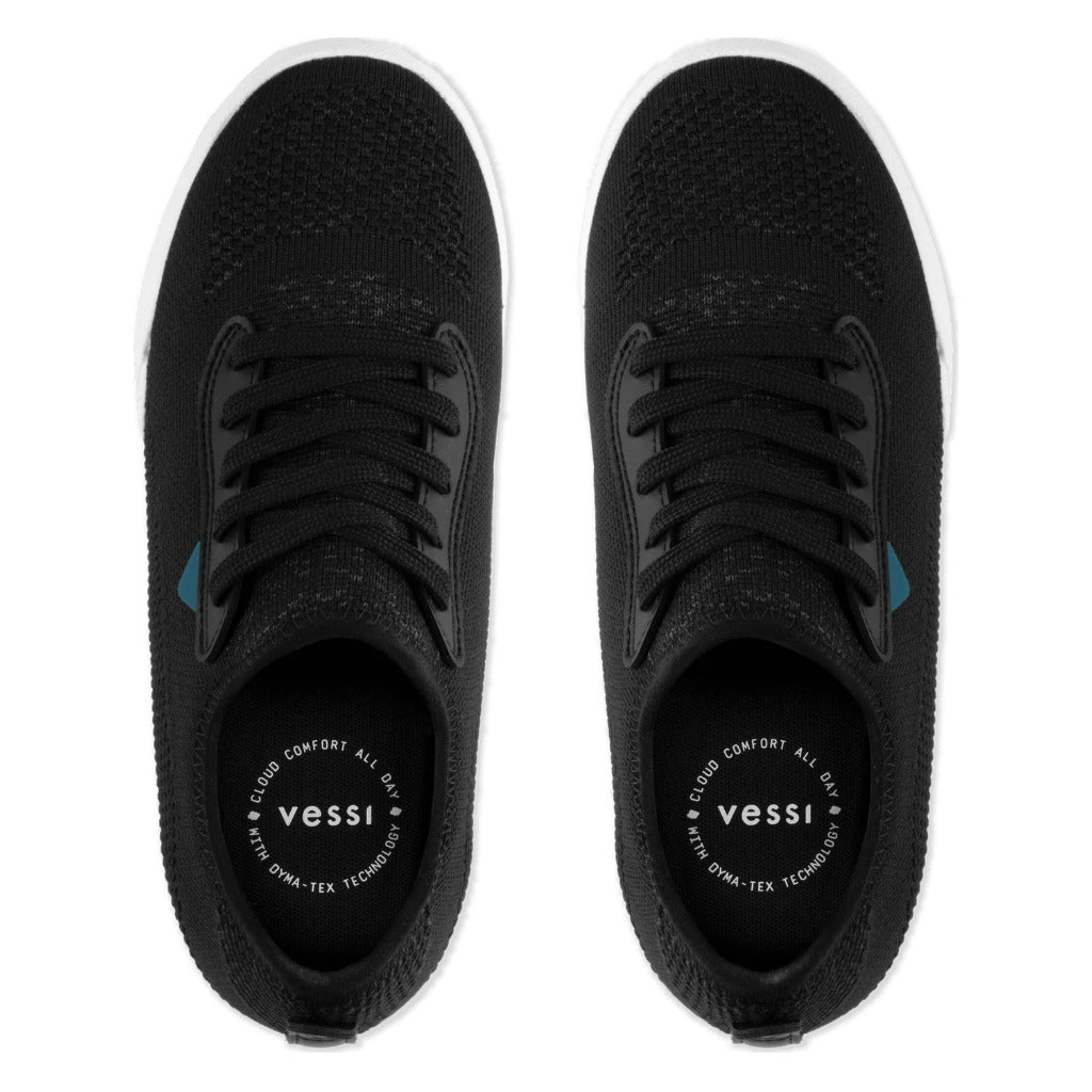 Vessi Weekend Classic Sneaker Black/White - Shoetopia Footwear