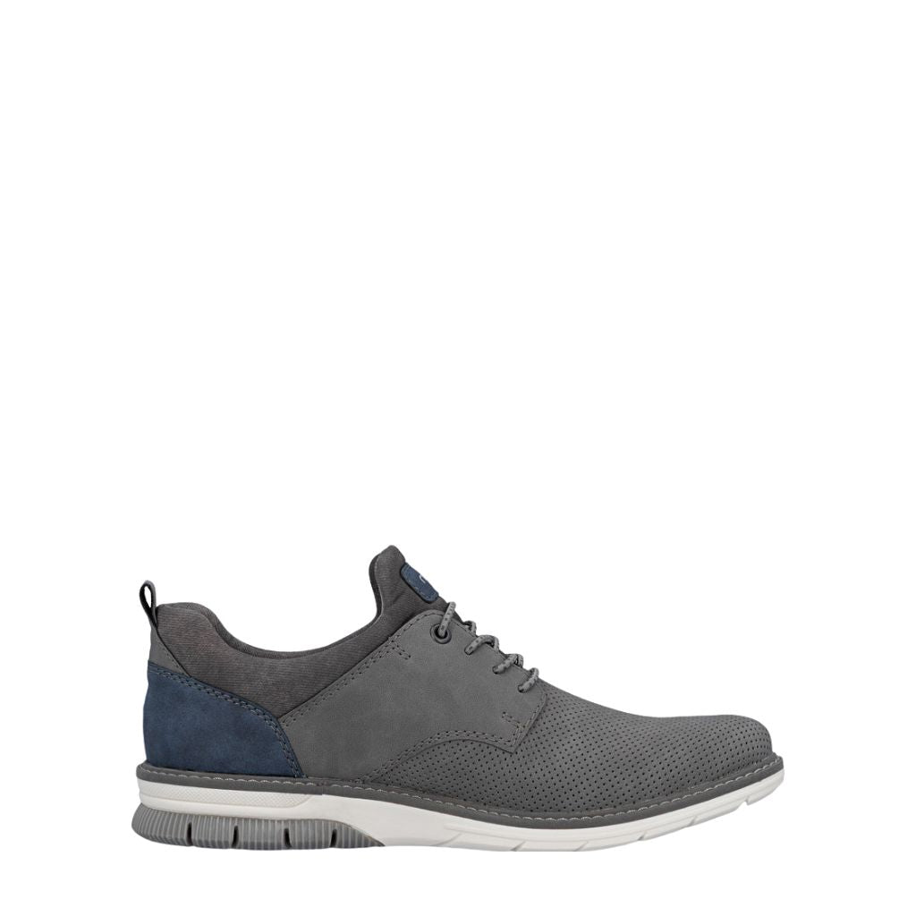 Rieker, 14450, Men's, Casual Shoe, Grey, Side view