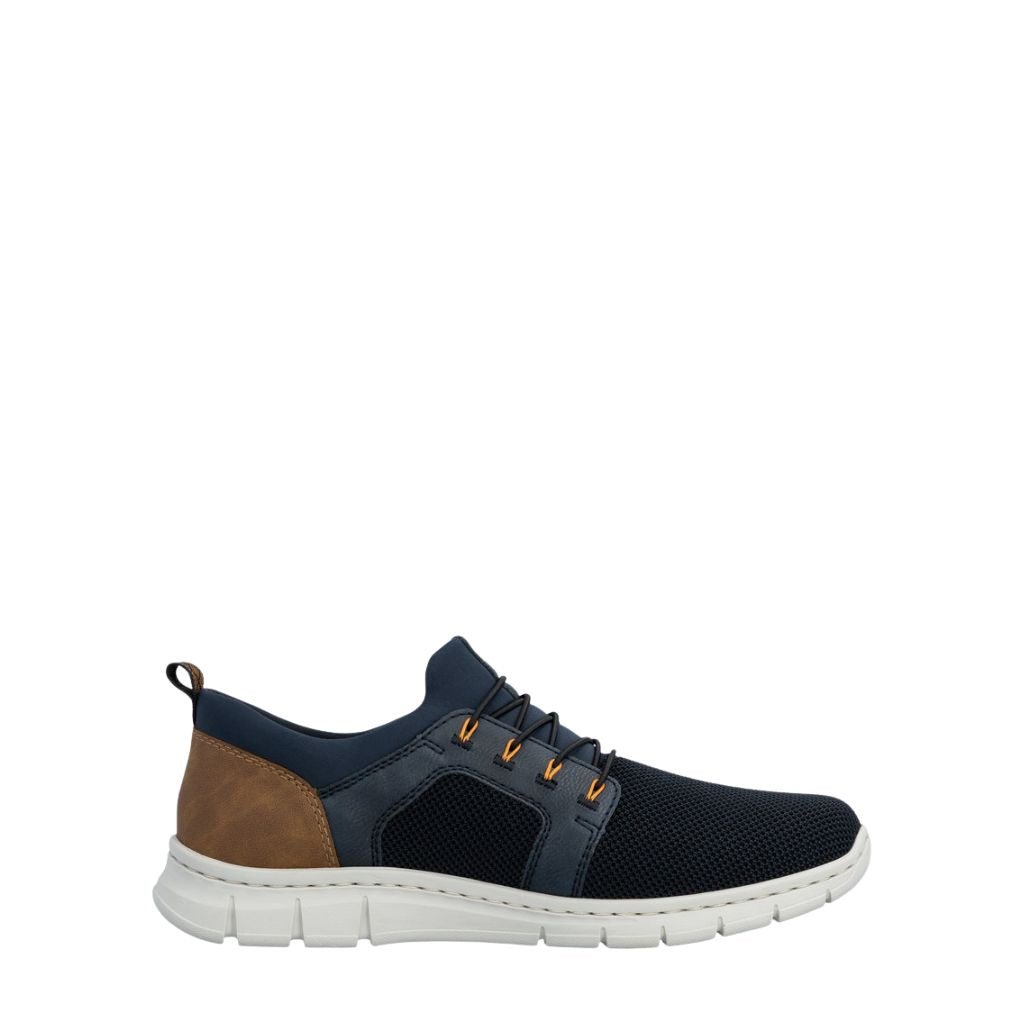 Rieker, Timo B7796, Men's, Sneaker, Navy, Side view