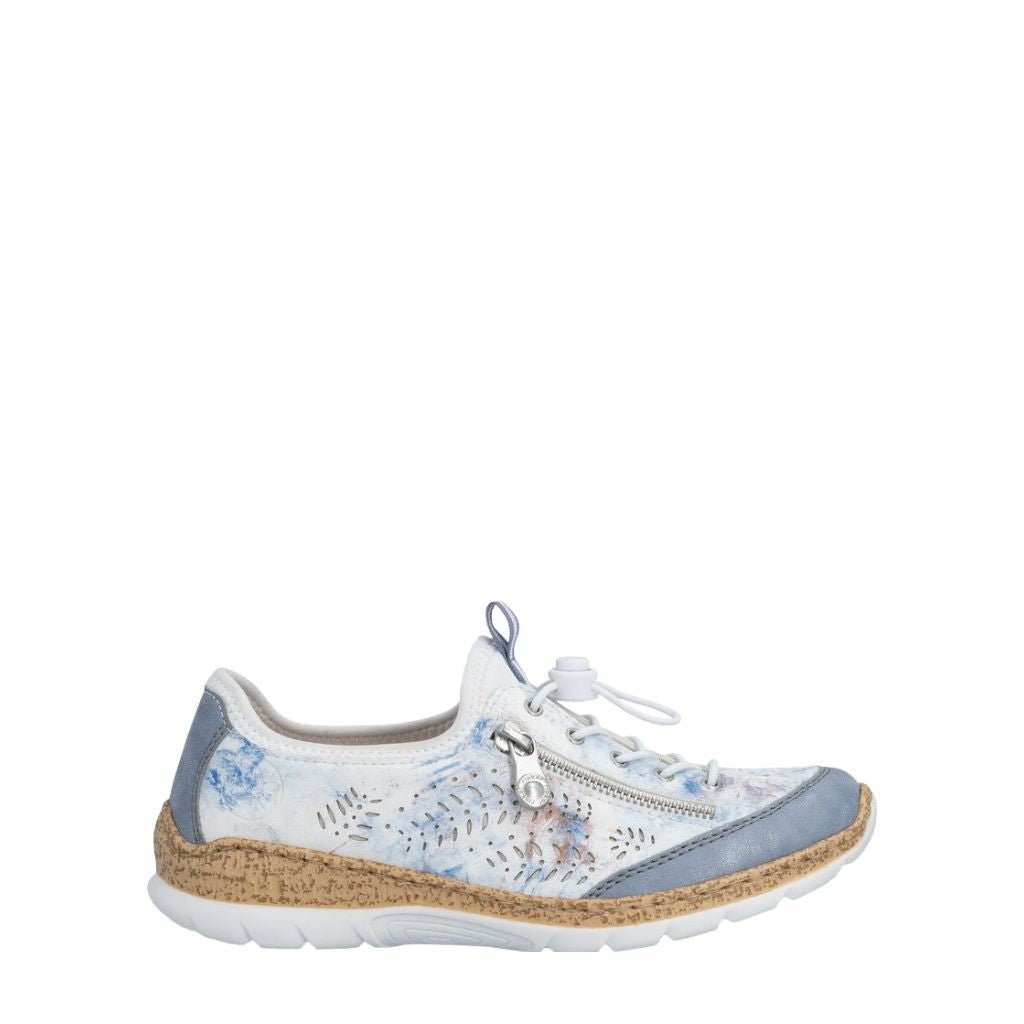 Shoetopia, Rieker, N42K6-90, women’s casual slip-on shoe, multi-colour, Right side view