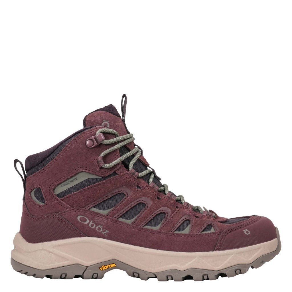 Oboz Sawtooth Ascent Mid Insulated WP - Berry - Shoetopia Footwear