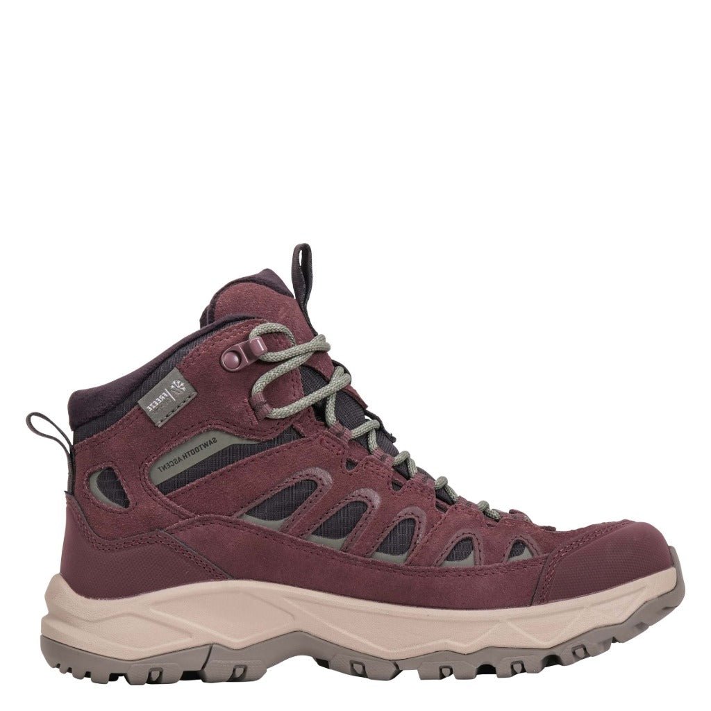 Oboz Sawtooth Ascent Mid Insulated WP - Berry - Shoetopia Footwear