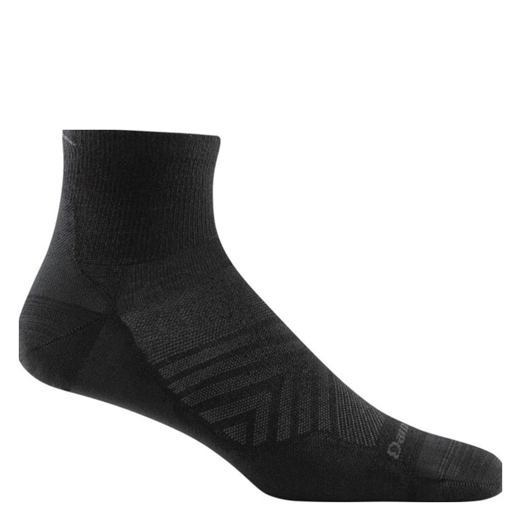 Darn Tough Men's Run Quarter No Cushion Ultra - Lightweight Running Sock - Shoetopia Footwear