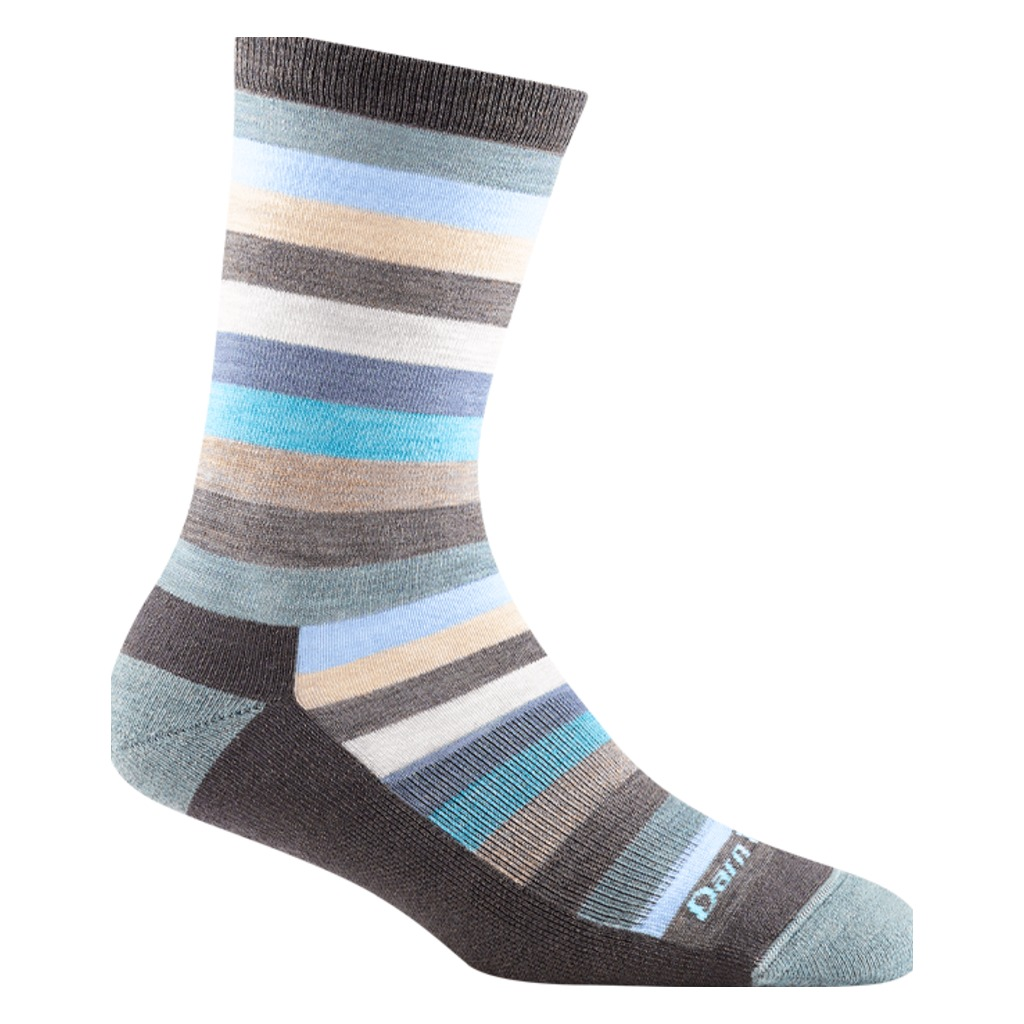 Darn Tough Women's Mystic Stripe Crew Lightweight Lifestyle Sock - Shoetopia Footwear