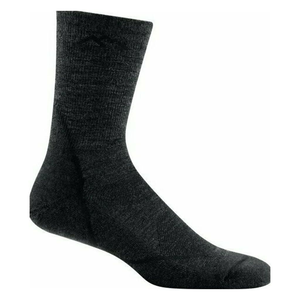 Darn Tough, Light Hiker Micro Crew, Men's, Hiking Sock, Black, Side view