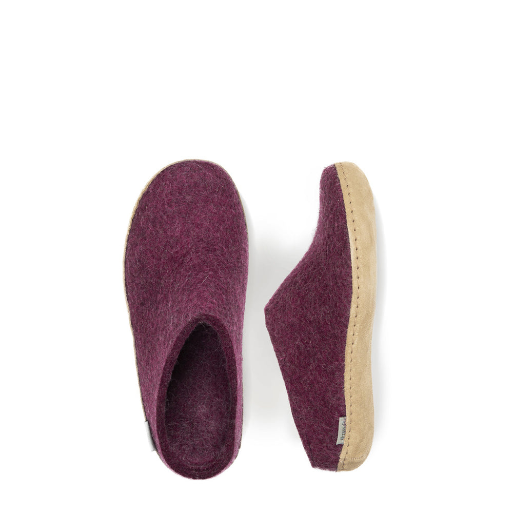 GLERUP SLIPPER WITH LEATHER SOLE